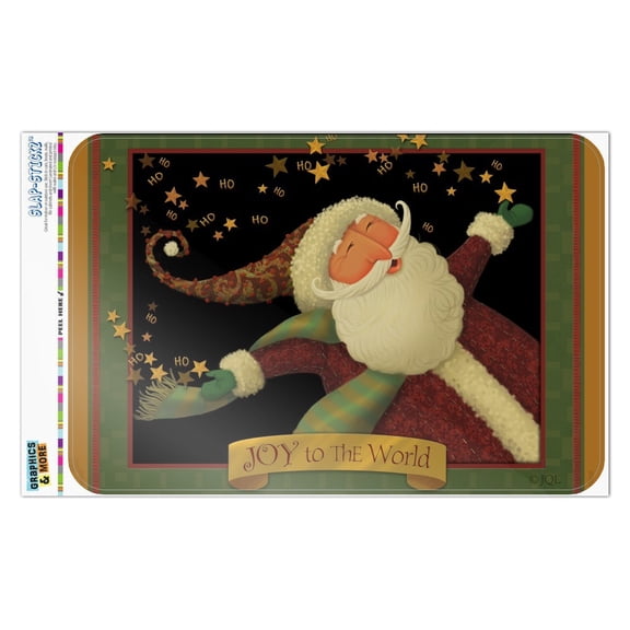 Christmas Holiday Santa Joy to the World Home Business Office Sign
