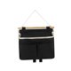 thumbnail image 3 of Bolsa de almacenamiento con 3 bolsillos, organizador portátil multifunción para colgar sobre la puerta Negro, 3 of 9
