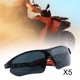 thumbnail image 1 of Gafas deportivas Colamx 5 uds a prueba de viento gris, 1 of 8