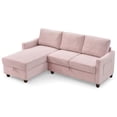 thumbnail image 5 of Glory Furniture Monica G0424B-SC Sectional With Storage , PINK, 5 of 8