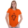 thumbnail image 4 of Triangle Whale Symbolic Spirit Animal Womens Fitted Plus Size Graphic Tee Brisco Brands 2X, 4 of 5