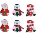 thumbnail image 1 of Traje de cocina, soportes para cubiertos, bolsillos, cuchillos, bolsa para tenedores, decoración para fiesta de Navidad para niños, 1 of 5