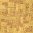 thumbnail image 1 of Ahgly Company Indoor Square Patchwork Brown Transitional Area Rugs, 5' Square, 1 of 4