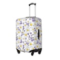 thumbnail image 2 of Xecao Daisies Flowers print Elastic Luggage Cover, with double-sided print , is perfect for travel, business, and daily use (NOT included luggage!), 2 of 9