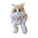 thumbnail image 5 of Ragdoll Cat Animal relleno cómodo, cómodo, de gatos suaves, juguete para niños regalos Bufanda rosa de gato, 5 of 9