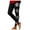 1-Black, variant on Kcolen Festive Christmas Leggings for Women, High Waist Soft Stretch Tummy Control Yoga Pants, Christmas Snowflake Themed, for Xmas Party, Yoga, Daily Outfits