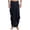 Black, variant on Royal Men's Silk Blend Free Size Ready to wear Traditional Dhoti (Maroon)