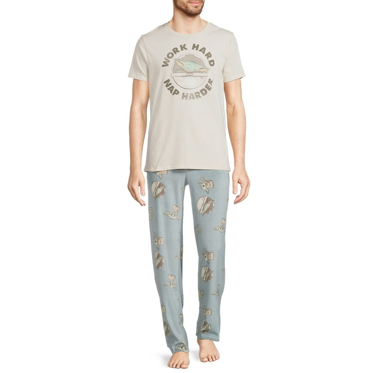 Star Wars Men s Mandalorian Grogu Sleep Set 2 Piece
