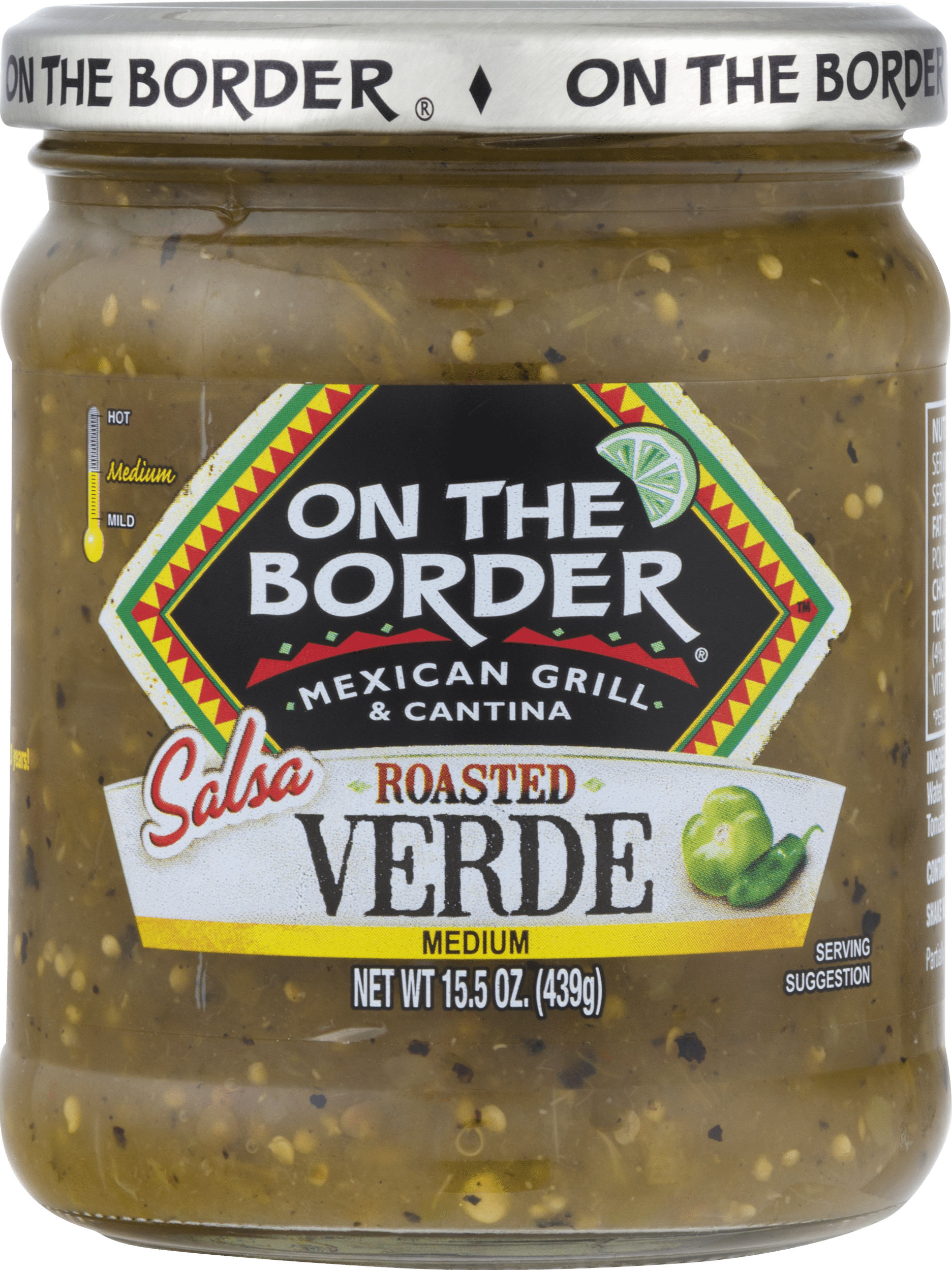 (14 Pack) On The Border Medium Roasted Salsa Verde, 15.5 oz 781138708166 eBay