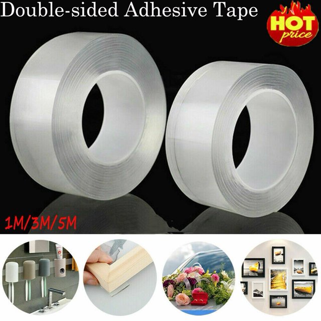 Magic Tape Washable Adhesive Tape Double-sided Nano Invisible Gel Tape Hot