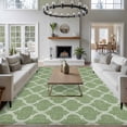 thumbnail image 4 of Green Moroccan Area Rug 5x7 Washable Rug Non Slip Morocco Boho Ethnic Abstract Geometric Large Area Rug Soft Stainresistant Indoor Floor Carpet for Living Room Bedroom Home Office Dining Room Nursery, 4 of 8