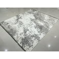 thumbnail image 5 of EORC Ivory / Beige Hand Knotted Wool Transitional Modern Rug, 7' x 9', 5 of 8