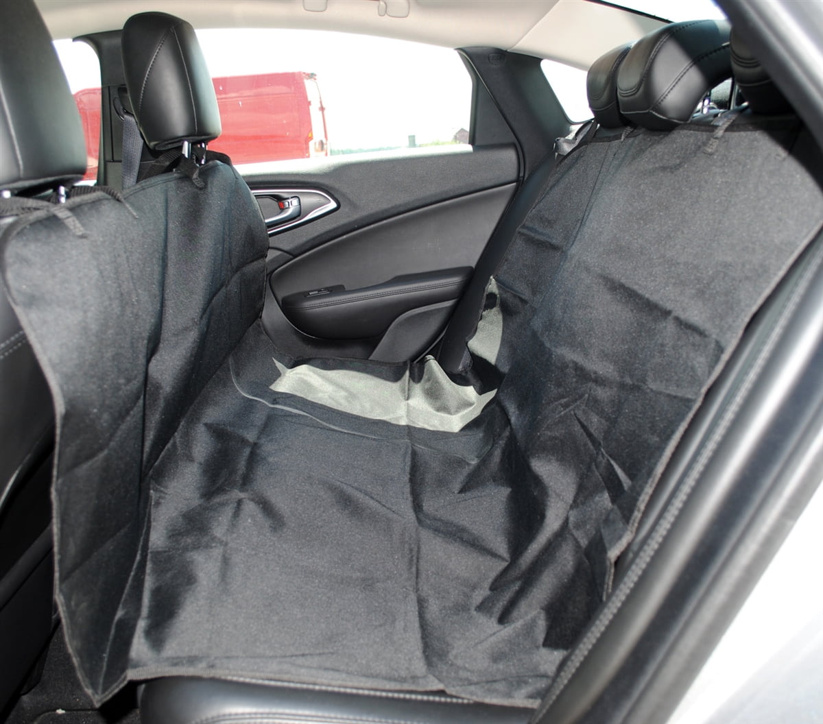 Hammock Style Waterproof Pet Seat Cover Black