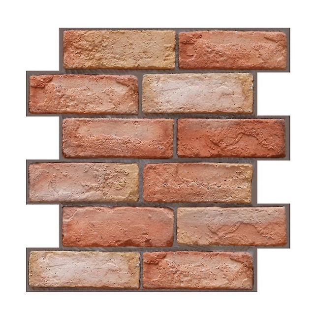 3d Simulation Brick Wall Stickers Wallpaper Kitchen Art Decals Decor