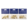 thumbnail image 2 of John Bead Beadwork Findings 18pcs Gold Jewelry Findings Pendants | Two Leaves (6pcs x Pack of 3), 2 of 8
