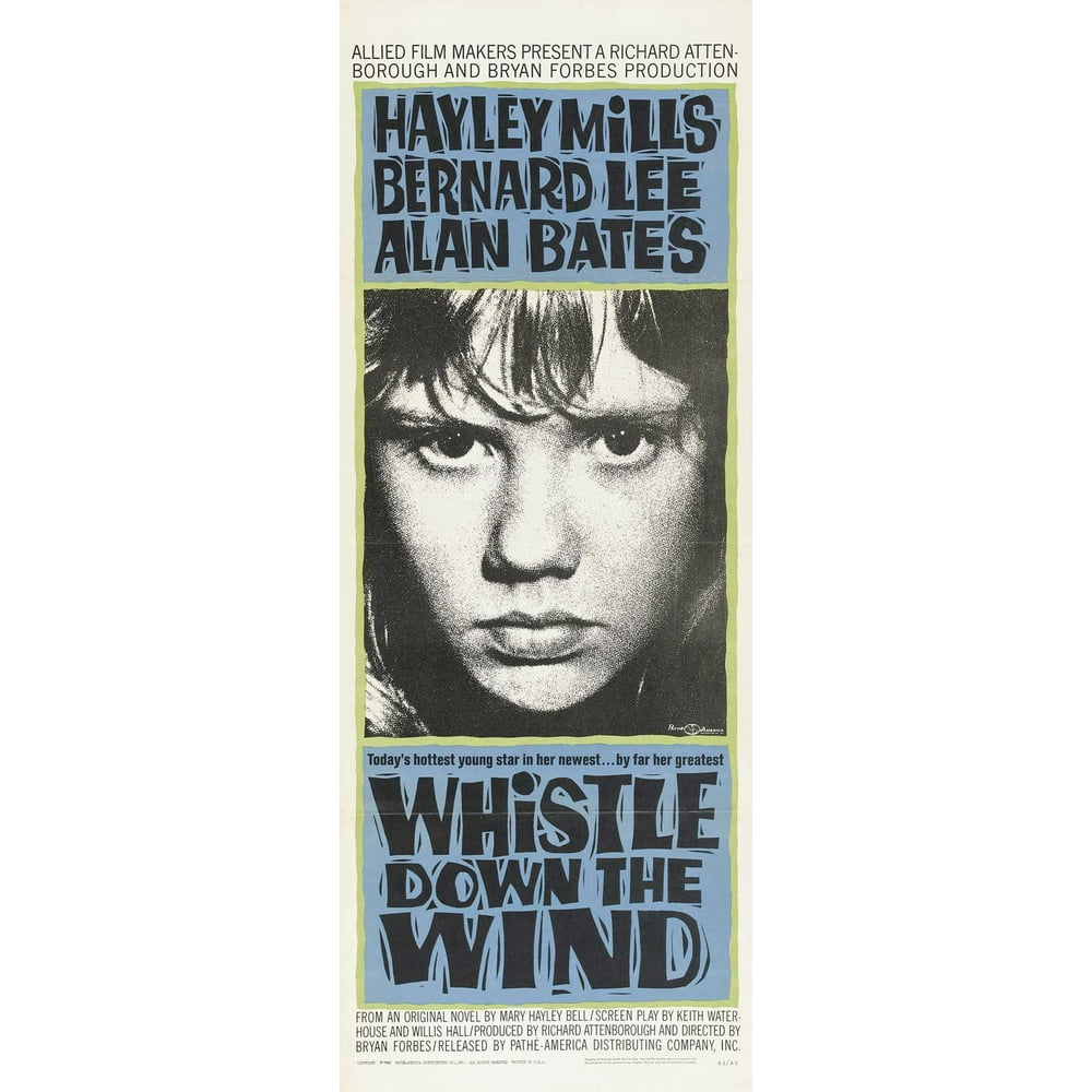 Whistle Down the Wind movie POSTER (Insert Style A) (14" x 36") (1961