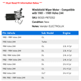 thumbnail image 2 of Windshield Wiper Motor - Compatible with 1981 - 1989 Volvo 244 1982 1983 1984 1985 1986 1987 1988, 2 of 2