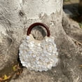 thumbnail image 2 of Hoboes Toted Bag Handmade Shell Beaded Clutches Purses Top Handle Bag Handbag, 2 of 8