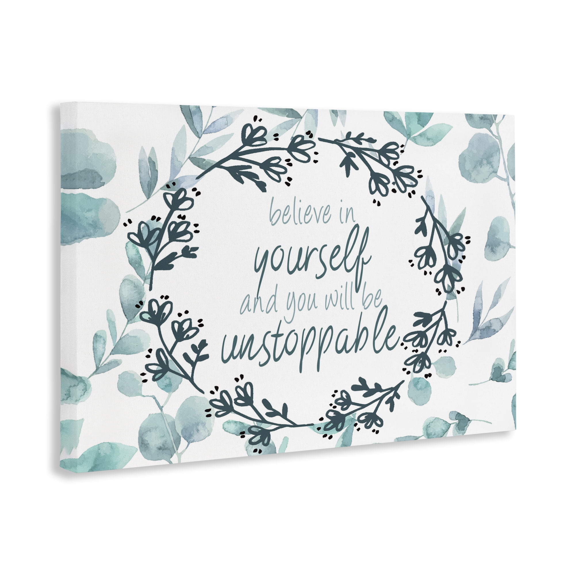 Stupell Industries You Will Be Unstoppable Canvas Wall Art, design by Kim Allen