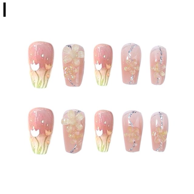 Ongles Il de Chat Queue de Poisson Violette Faits à la Main Pièce Spéciale pour Ongles Patch d'Ongles Fini Colle Gelée Meilleure
