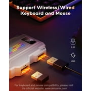 Keyboard and Mouse Adapter for NS2, PS4, PS3, Switch, Xbox Series S/X, Xbox One, Xbox 360 - Striker PRO Supports Headset, APP Real-time Adjustment, White [Latest Version: 3016]