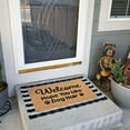 thumbnail image 6 of BirdRock  Home Layered Welcome Mata with Vinyl Backing for Door Entryway, 6 of 9