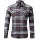 thumbnail image 1 of Camisa De Franela A Cuadros De Manga Larga Para Hombre, 1 of 8