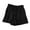 Black, variant on Timegard Lounge Shorts for Women Casual Loose Workout Running Shorts Solid Color Elastic Waist Comfy