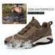 thumbnail image 3 of Zapatos de senderismo para hombre, impermeables, ligeros, negros, transpirables, cómodos, senderos de trabajo al aire libre, todo terreno, zapatos de senderismo para hombre, 3 of 6
