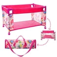 thumbnail image 1 of Cuna Babeside para muñecas de 17 a 21 años con bolsa de almacenamiento, color rosa, 1 of 8