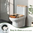thumbnail image 4 of ZIATUBLE Thanksgiving Black Cat Toilet Lid Covers Set Fall Pumpkin Toilet Covers 2 Pieces Set Maple Leaves Toilet Lid and Tank Cover Sets for Bathroom Stylish Toilet Lid Cover Set, 4 of 7