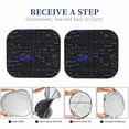 thumbnail image 6 of Xecao Mathematica Science for Foldable Car Sun Shades (2-Pack) offer sun protection with an easy-fold design for convenient windshield shading., 6 of 7