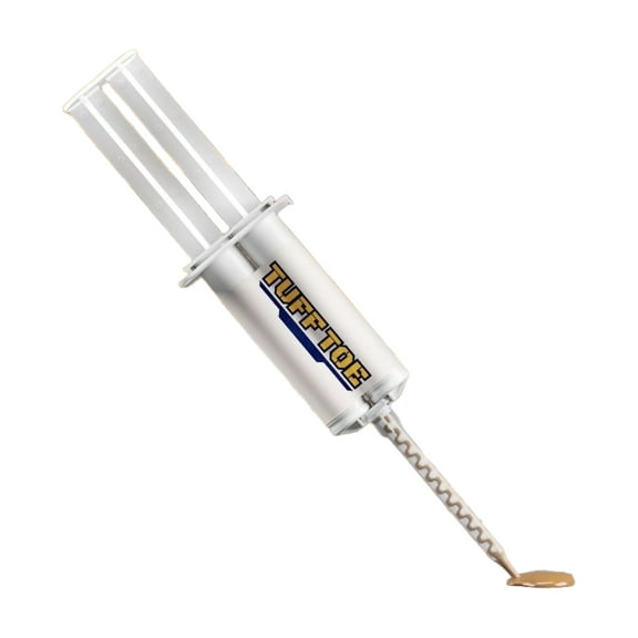 Boot Toe Protector Adhesive, Shoe Glue Toe Protectors for Shoes and Work Boots - Waterproof, Heat Resistant, Heavy Duty Protective Layer and Shoe Repair Kit - Easy Application, Covers 2 Shoes, Tan Co