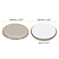 thumbnail image 2 of Uxcell Furniture Sliders Plastic Self-adhesive Round Sliding Pads for Carpeted Tile Vinyl Hardwood Floors 2 1/2" 16Pcs, 2 of 6