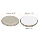 thumbnail image 2 of Deslizadores para Muebles Uxcell, Pads Redondos Autoadhesivos de Plástico para Suelos Alfombrados, de Baldosas, de Vinilo y de Madera Dura 2 1/2" 16 Piezas, 2 of 6