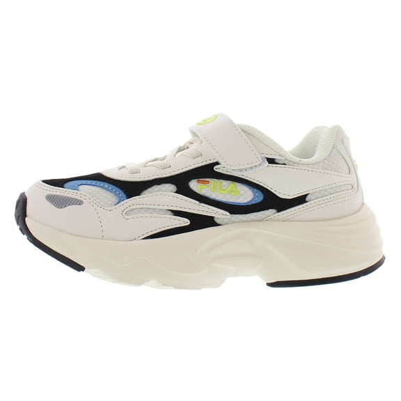 Fila Hysteria 1999 Kd Boys Shoes Size 4.5, Color: Cream/Black/Blue