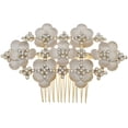 thumbnail image 1 of Shisuyan Bridal Headpiece Accessories Decorative Hair Comb Metal 1Set, 1 of 9