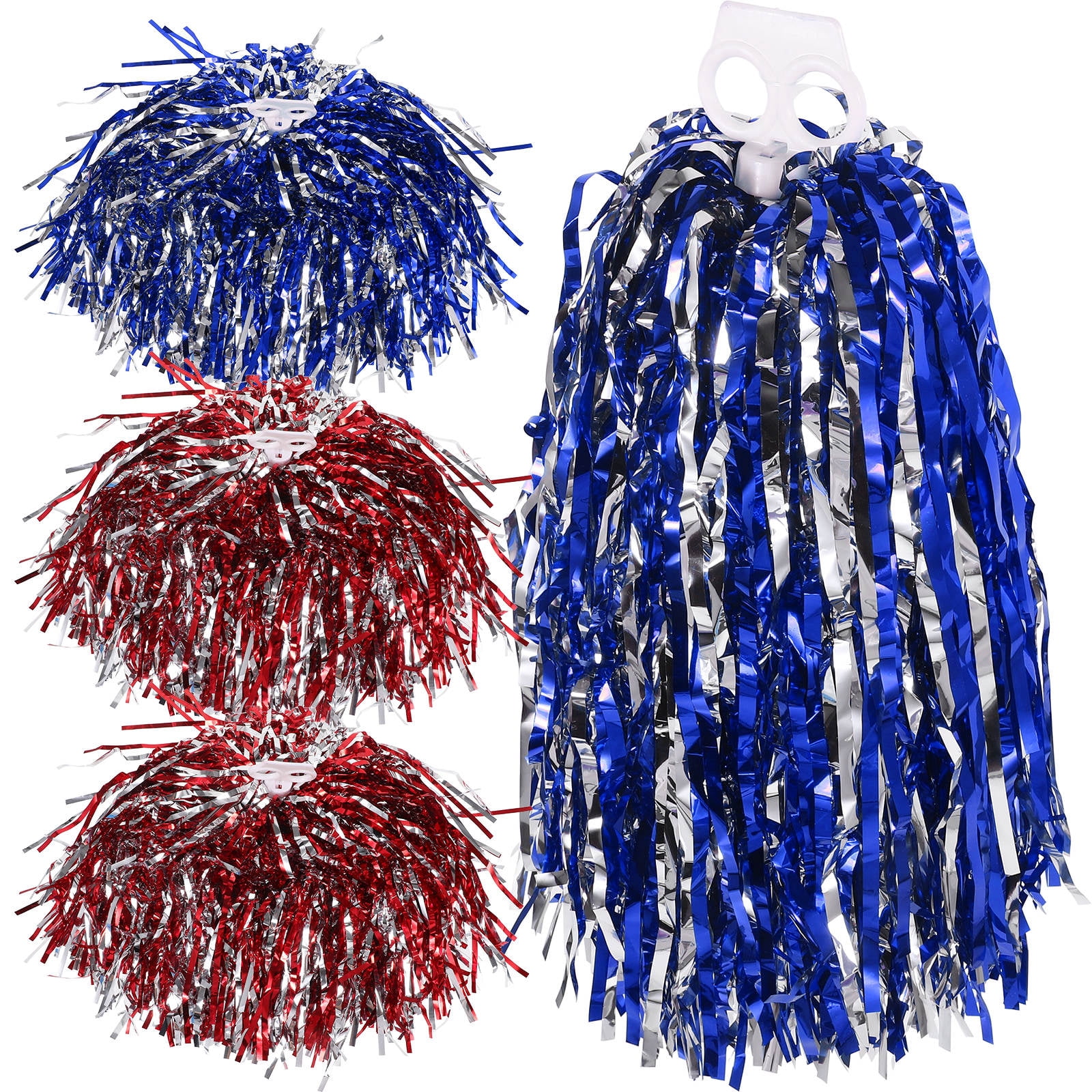 HOMEMAXS Portable Cheerleading Pom Poms Reusable Lightweight Cheer Props for Dance, Sports, and School Events