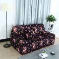 thumbnail image 2 of PiccoCasa Elegant Flower Printed Sofa Slipcover Elastic Sofa Covers, 69"-86", Pattern 6, 2 of 6