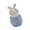 Blue, variant on Festive Polyresin Bunnys Easters Decoration with Eggshells for Home and Farmhouses Spring Display