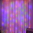 thumbnail image 4 of Party Fairy String Lamp New Year 2025 LED 8 Mode USB Curtain Garland Light Wedding Bedroom Christmas Light Halloween Decoration, 4 of 4