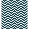 thumbnail image 3 of Navy Duvet Cover Set, Zigzag Chevron Geometrical Design Lines Sea Waves Inspired Art Print, Decorative 3 Piece Bedding Set with 2 Pillow Shams, Queen Size, Navy Blue and White, by Ambesonne, 3 of 3