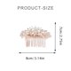 thumbnail image 5 of Jonky Bride Peine para el pelo de boda con diamantes de imitación, accesorios para el pelo de novia para mujer (estilo 2), 5 of 5