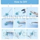 thumbnail image 4 of Kit de inicio para hacer aretes de turquesa, estrella de mar, 10 pares, estilo océano, playa, verano, cuentas turquesas, tortuga, pez, cangrejo, zapatilla., 4 of 9