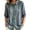 Green, variant on PBFRDSJ Womens 3/4 Sleeeve Striped Button Down Shirt Vintage Collar Loose Fit Casual Blouse for Office Business