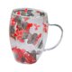 thumbnail image 2 of Taza de vidrio de doble pared de 300 ml, tazas de té resistentes al calor para de bebidas de té Estilo A BLESIY Taza de café, 2 of 8
