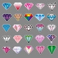 thumbnail image 3 of Pegatinas de diamantes, paquete de 50 pegatinas bonitas para botellas de agua de cristal, pegatinas impermeables para monopatín, ordenador portátil, ordenador, nevera, taza, 3 of 5