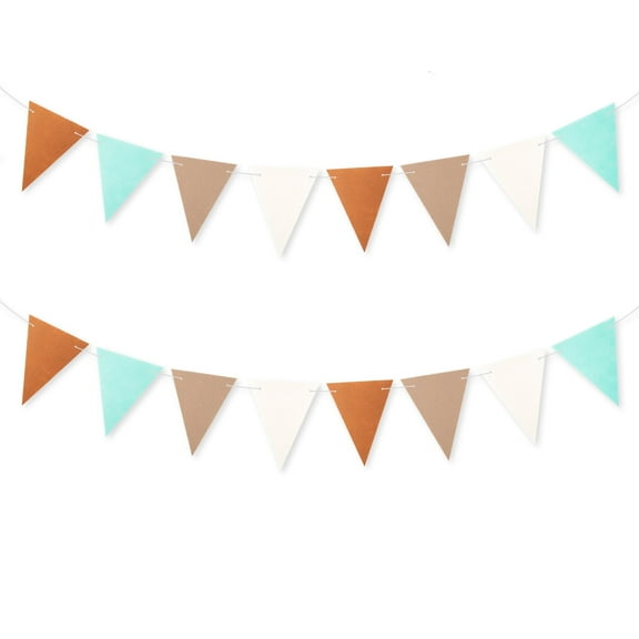 MALLMALL6  Baby Pennant Garland ,Multicolor Felt Fabric Pennant Banner Garlands for Baby Shower