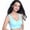 B03-12-Light blue, variant on S-7XL Plus Size Thin Non-underwire Bra Zero Bondage Women's UnderwearSports Yoga Wireless Vest Seamless adjustable Brassiere