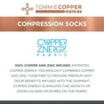 thumbnail image 5 of Tommie Copper Compression Socks 2 Pack, Large/Extra Large, Black, Adult, Unisex Sizing, 5 of 7